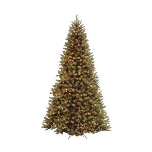 12 ft. North Valley Spruce Hinged Artificial Christmas Tree with 1100 Clear Lights