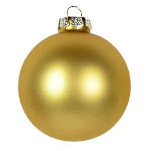 67 mm Christmas Tree Trim Ornament in Gold (Set of 18)