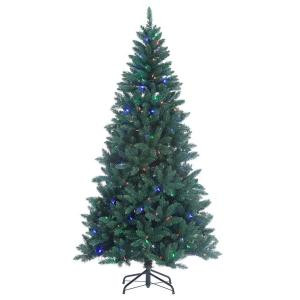 7.5 ft. Pre-Lit LED Fairview Color Changing Artificial Christmas Tree