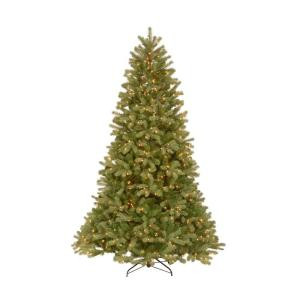 7.5 ft. Pre-Lit Downswept Douglas Fir Artificial Christmas Tree with Clear Lights