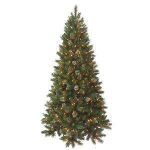9 ft. Deluxe Cashmere Artificial Christmas Tree with Ready Lit Clear Lights