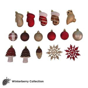 Winterberry Assorted Ornament Set (Set of 71)