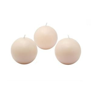 2 in. Ivory Ball Candles (Box of 12)