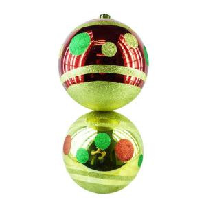 Shiny Ball Shatterproof Ornaments (Set of 2)
