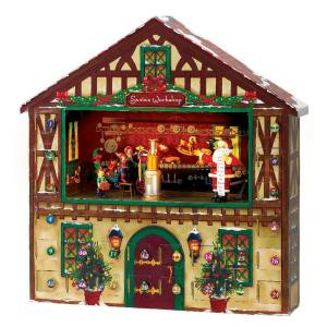 16 in. Animated Advent House