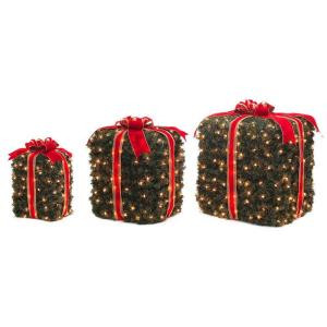 Nested PVC Holiday Packages (Set of 3)