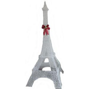 86 in. 120-Light LED Thin PVC Eiffel Tower