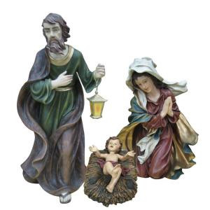 Polyresin Holy Family Nativity Set (Set of 3)