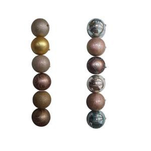 150 mm Gold/Silver Ball Ornament (Set of 6)