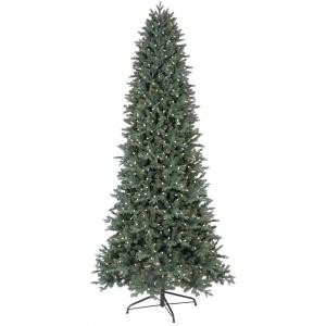9 ft. Pre-Lit LED Just Cut Deluxe Aspen Fir Artificial Christmas Tree with Color Choice Lights