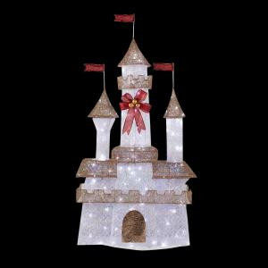 6 ft. Lighted Twinkling Castle