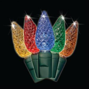 C6 35-Bullb LED Multicolor Lights (Box of 2)