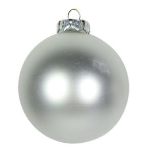 67 mm Christmas Tree Trim Ornament in Silver (Set of 18)