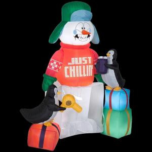 5.5 ft. Animated Inflatable Shaking Snowman
