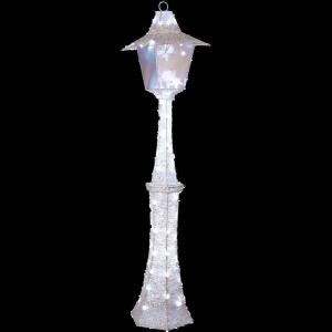 6 ft. Lamp Post Prismagic Crystal Clear LED Lights