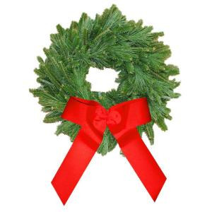 36 in. Fresh Festive Fraser-Pine Holiday Wreath