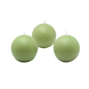2 in. Sage Green Ball Candles (12-Box)