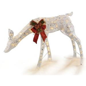 24 in. Thin PVC Sculpture Lighted Doe