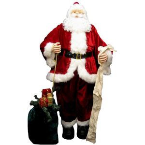 6 ft. Deluxe Traditional Life Size Santa