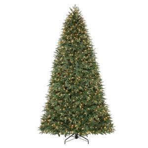 9 ft. Pre-Lit Richmond Spruce Quick-Set Artificial Christmas Tree with SureBright Clear Lights