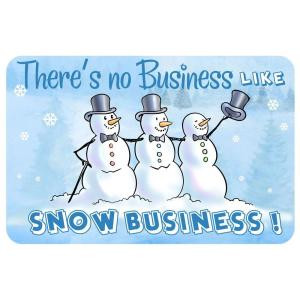 New Wave Holiday 1 ft. 6 in x 2 ft. 3 in. Neoprene Snow Business Mat