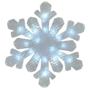 17 in. Battery Operated Snowflake Window Decor