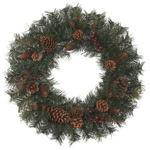 24 in. Decorated Artificial Wreath (Pack of 6)