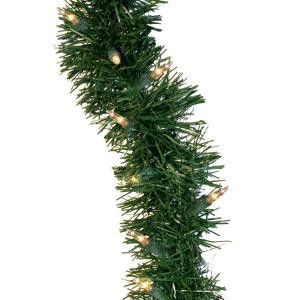 36 ft. Pre-Lit Holiday Classics Garland with Clear Lights