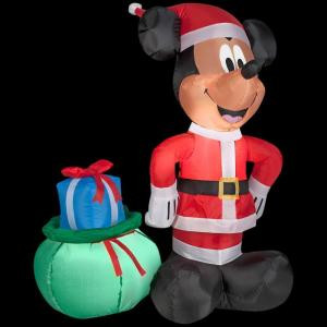 3.5 ft. LED Inflatable Mickey with Gift Sack