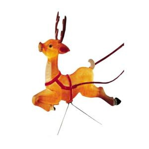 19 in. Reindeer Statue with Antlers for C6480-DC
