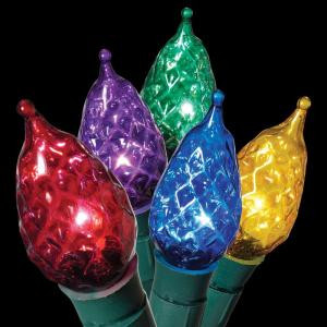 String-A-Long 70-Light Multi-Color C5 Sparkling Crystal Light Set