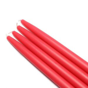 10 in. Ruby Red Taper Candles (12-Set)