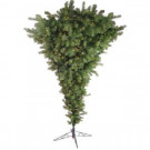 7.5 ft. Pre-Lit Upside Down Pine Artificial Christmas Tree with Clear Lights