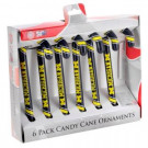 Michigan Team Candy Cane Ornaments (6-Pack)