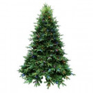 7.5 ft. Indoor Pre-Lit LED Splendor Spruce Artificial Christmas Tree with Remote and 49 Lighting Combinations