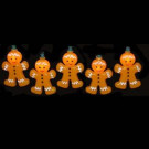 10-Light Gingerbread Light Set