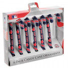Boston Red Sox Team Candy Cane Ornaments (6-Pack)