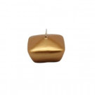 1.75 in. Metallic Gold Square Floating Candles (12-Box)