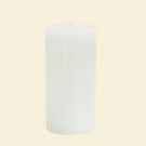 3 in. x 6 in. White Pillar Candles Bulk (12-Case)