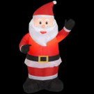 24.41 in. W x 20.47 in. D x 42.13 in. H Inflatable Santa