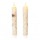 7.5 in. LED Birch Taper Candle (Pack of 2)