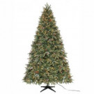 7.5 ft. Pre-Lit Andes Fir Quick-Set Artificial Christmas Tree with SureBright Clear Lights