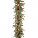 9 ft. Alaskan Spruce Artificial Garland with Clear Lights and Pinecones