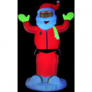 6 ft. Animated Inflatable Neon Dancing Santa