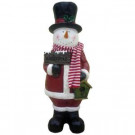 3 ft. Snowman with Welcome Sign