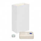 Candle Luminaria Kit in Traditional White (set of 12)