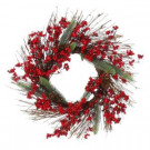 24 in. Red Berry Vine Wreath