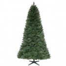 7.5 ft. Unlit Wesley Spruce Artificial Christmas Tree with Hinge Construction