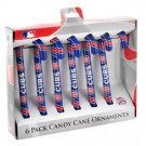 Chicago Cubs Team Candy Cane Ornaments (6-Pack)