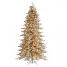 7.5 ft. Pre-Lit Platinum Frasier Fir Artificial Christmas Tree with Clear Lights